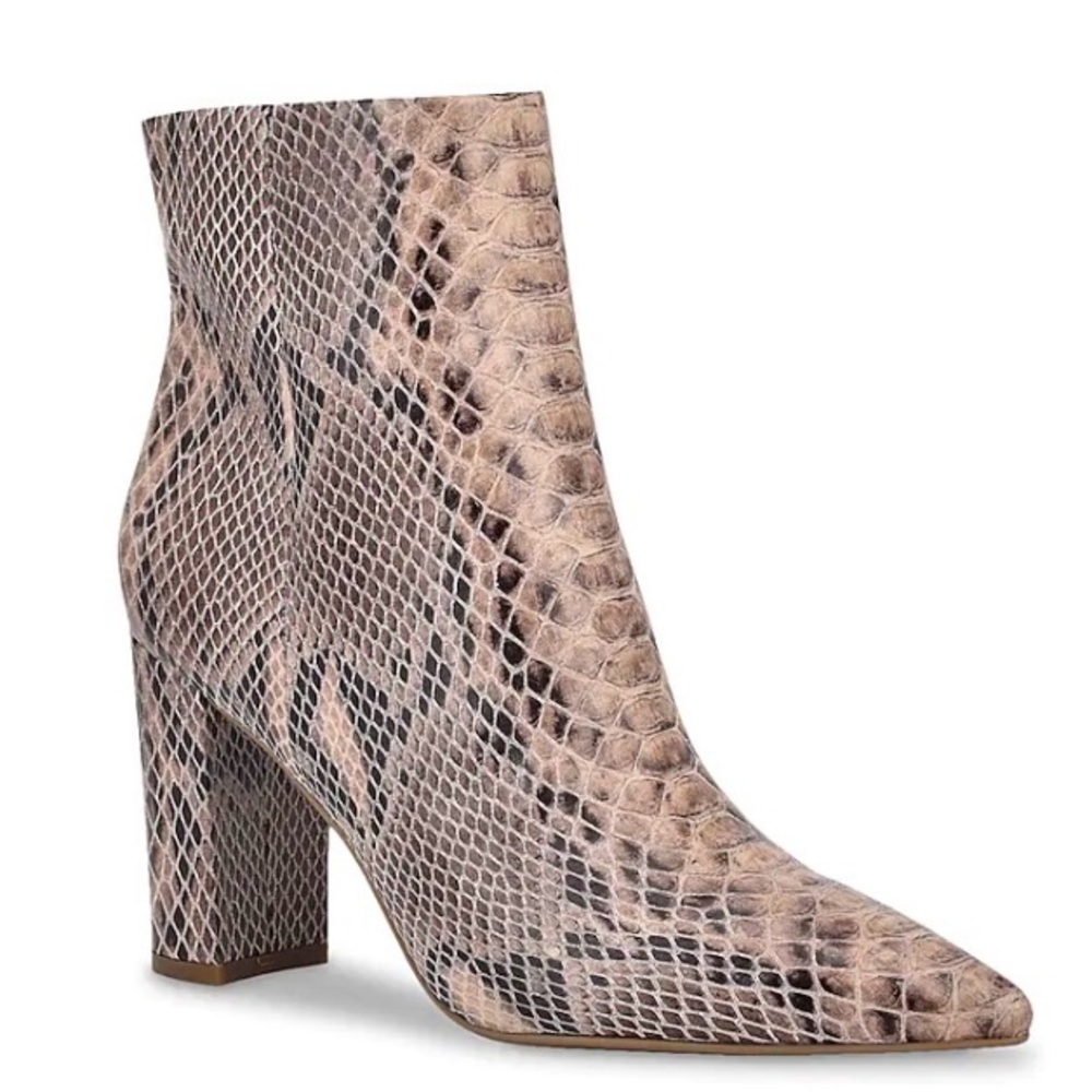 Marc Fisher Snakeskin Ankle Boot